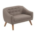 thumbnail image 1 of ECR4Kids Willa Loveseat, Raisin, 1 of 9