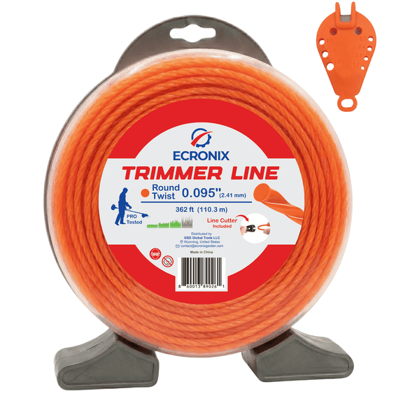 ECRONIX 0.095 in 362 ft Round Twist String Trimmer Line