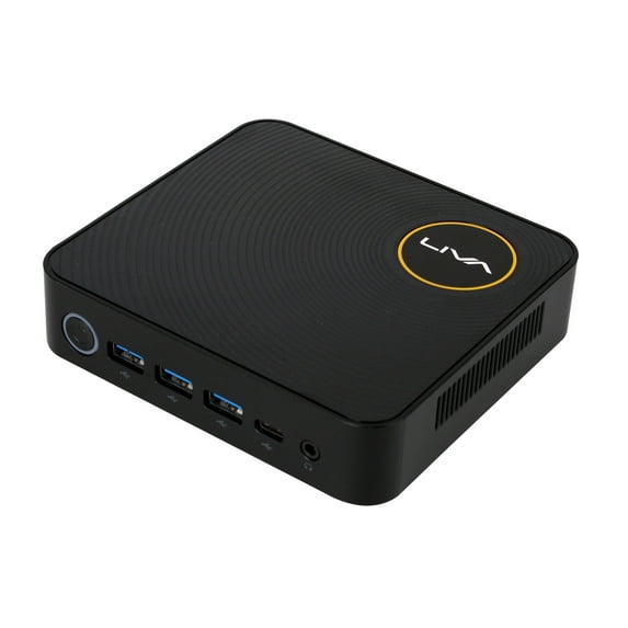 ECS Elitegroup LIVA Z Plus Everyday Value Desktop Black (Intel i5-7200U 2-Core, 64GB RAM, 256GB PCIe SSD, Intel HD 620, Wifi, Bluetooth, 3xUSB 3.0, 1xHDMI, 1 mini Display Port, Win 10 Pro)