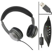 ECS OHUSB WordSlinger Deluxe Overhead USB Transcription Headset