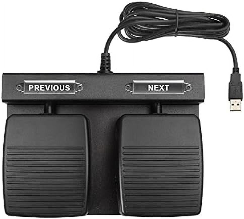 Pedable ECS PPD FP USB Double Button PowerPoint Foot Pedal - Walmart.com