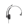 thumbnail image 1 of ECS WordCommander Voice to Text USB Voice Recognition Headset with Noise Cancelling Boom Microphone - Headset - on-ear - wired - USB - black, silver, 1 of 13