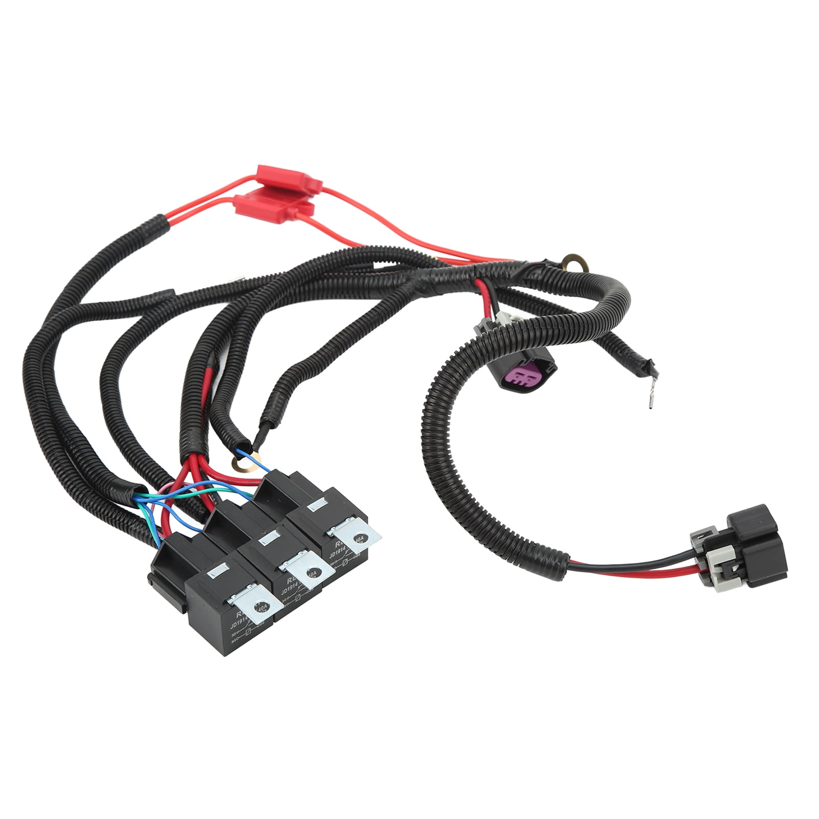 ECU Control Dual Electric Fan Upgrade Wiring Harness Stable Performance ...