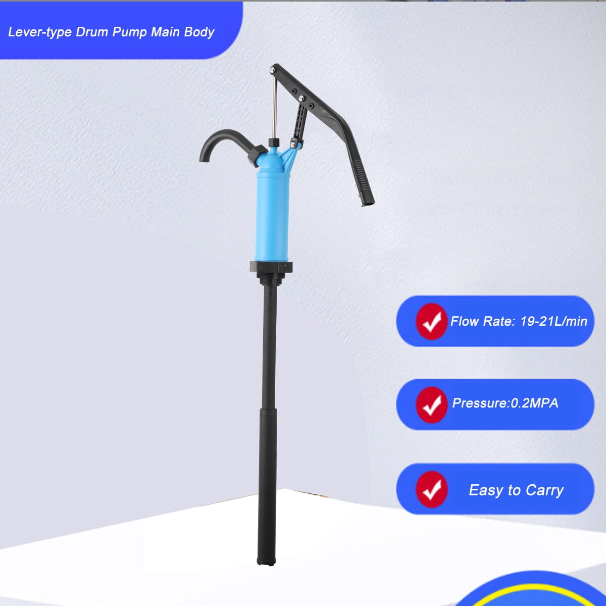 ECUTEE 55 Gallon Adjustable Lever Action Drum Barrel Pump Manual Lever