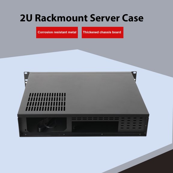 ECUTEE AC Infinity Rack Mount Drawer 2U with Aluminum Faceplate, with Lock and Key, for 19 Equipment Server AV DJ Cabinets Racks