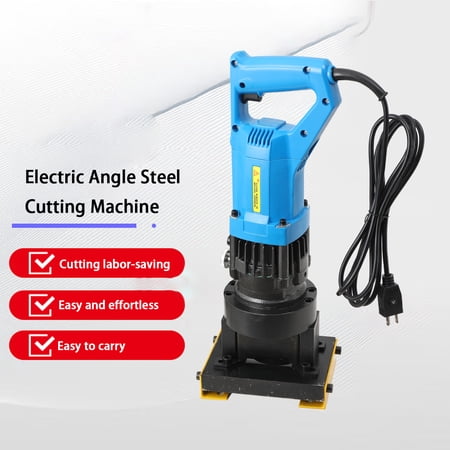 ECUTEE Electric Hydraulic Angle Steel Cutting Machine Electric Angle Steel Cutter Four in One Portable Angle Iron Quick Cutter Durability