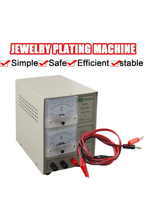 Gold Plating Kit 3A Electric Gold Jewelry Plating Machine Gold Silver Electroplating Machine Tool