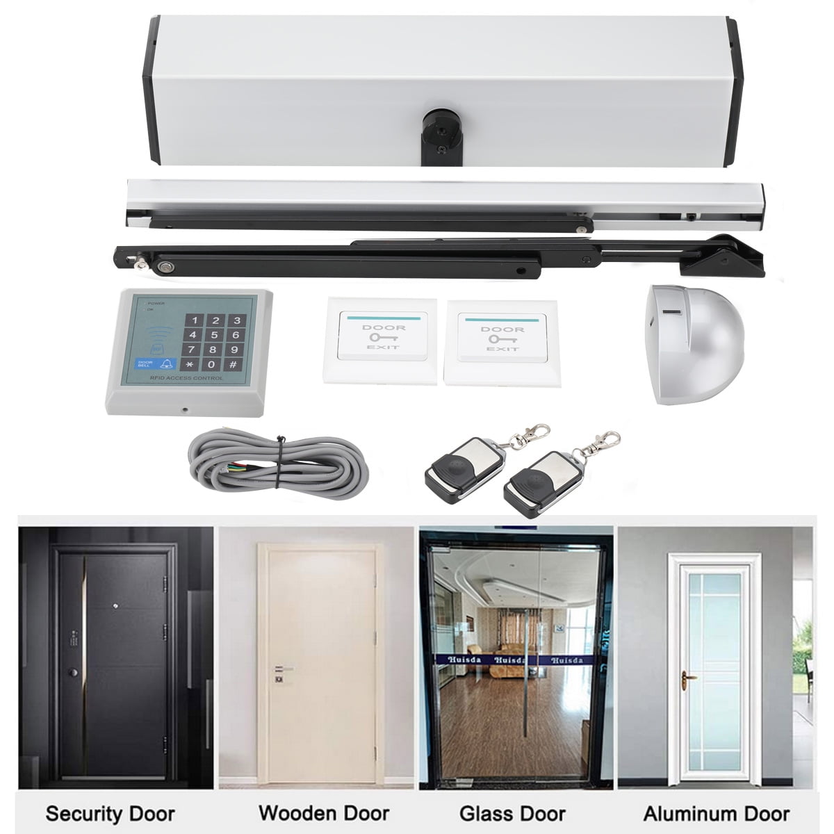 ECUTEE Handicap Door Opener for Disabled People, Low Energy Swing Door