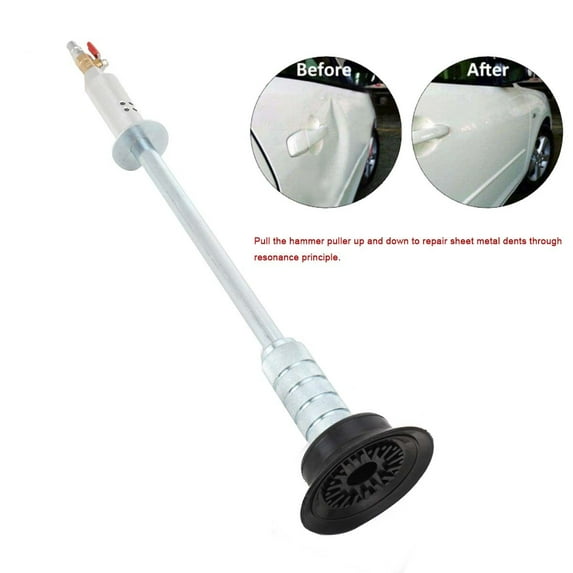 ECUTEE Heavy Pneumatic Sag Repair Pull Hammer Suction Cup Slide Tool Car Body Dent Repair Tool