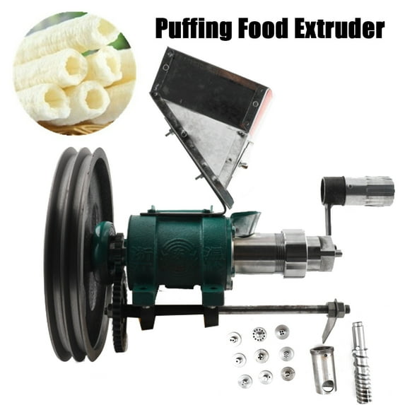 ECUTEE Multi-Functional Corn Rice Snack Puffing Machine, Puffed Food Extruder Extruding for Making Cornflakes Hollow Sticks Made of Corn and Rice