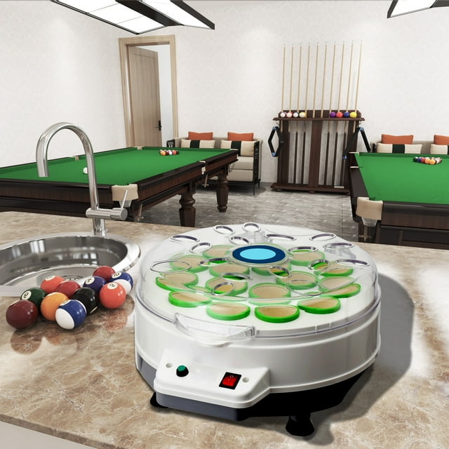 ECUTEE Pool Ball Polishing Cleaning Machine, Billiard Ball Polishing