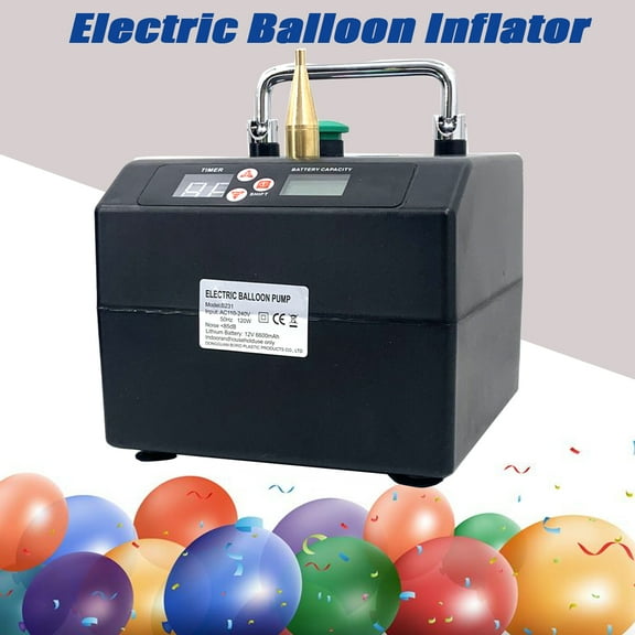 ECUTEE Portable Balloon Inflator Air Blower Electric Balloon Pump w/Timer for Party Events Decoration
