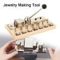 ECUTEE Ring Earring Bending Machine Multifunctional Jewelry Ring Bender Crafts Making Tool Set