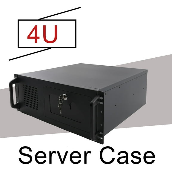 ECUTEE SL-450A SGCC 4U Server Chassis Rackmount Case 7 3.5IN HDD Drive Bays w/80mm Fan