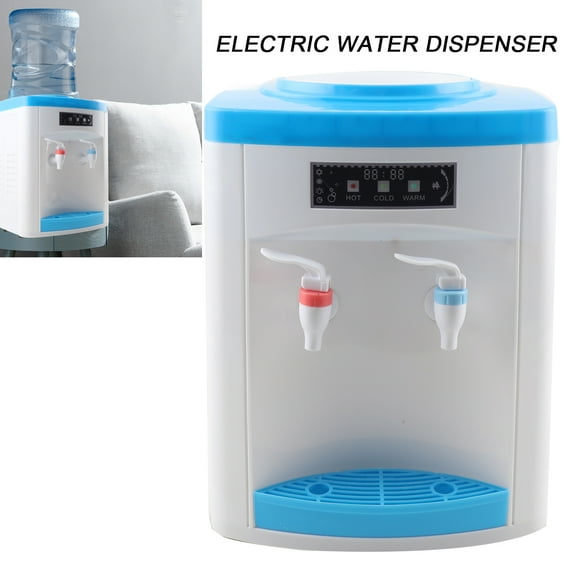 ECUTEE Top Loading Countertop Hot and Cold Water Cooler Dispenser for Home Office Use