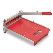 ECUTERS Laminate Floor Cutter with Wheels, 13  Vinyl Floor Cutter Compact Vinyl Plank Cutter, Adjustable Angle Length Cutting Flooring Tools- Engineer Wood LVP/T VCT SPC WPC