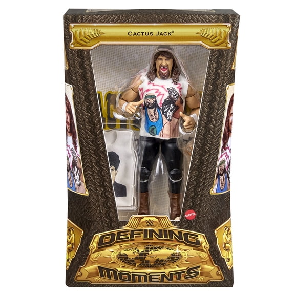 ECW Cactus Jack (with Shirts) - WWE 2026 Defining Moments (Wave 4) Ringside Exclusive Mattel WWE Toy Wrestling Action Figure