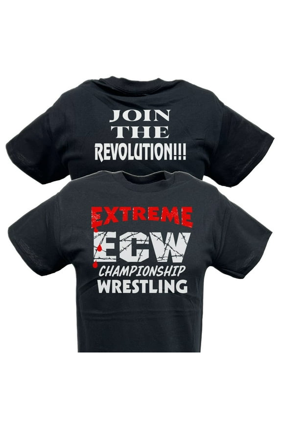 ECW Championship Wrestling Join The Revolution T-shirt