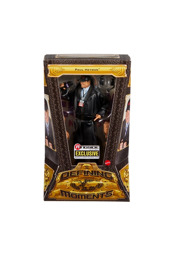 ECW Paul Heyman - WWE Defining Moments Ringside Exclusive Mattel WWE Toy Wrestling Action Figure