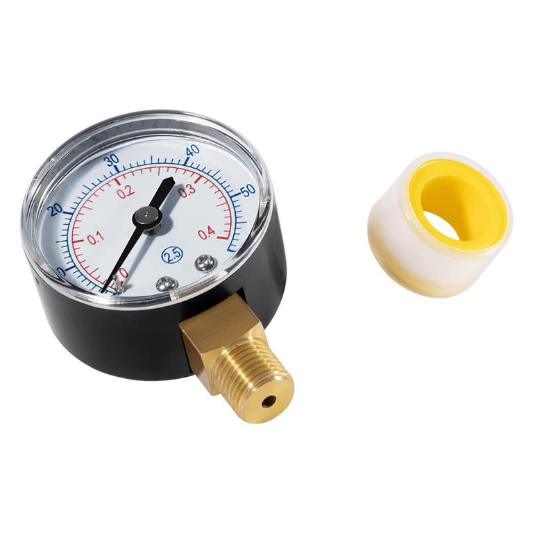 ECX270861 Bottom Mount Pressure Gauge for Hayward Sand Pool Filter 