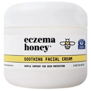 ECZEMA HONEY Soothing Facial Cream - Eczema Lotion for Face, Eyelids, Lips, and More - Natural Dry Skin Repair 2 Oz
