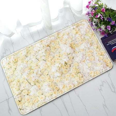 ECZJNT Background of flowers Doormat Bath Mat Rug Entrance Rug Floor Mats 30x18 Inch