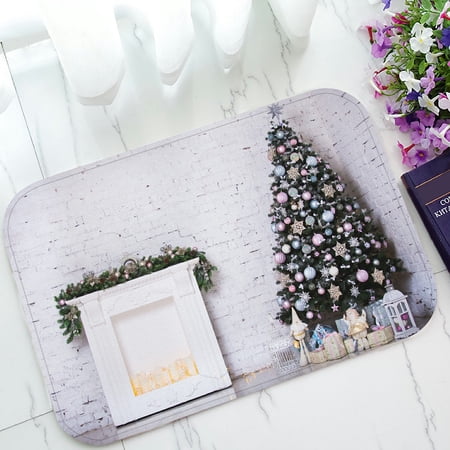 ECZJNT Christmas Welcome Doormat Bath Mat Rug Entrance Rug Floor Mats 23.6x15.7 inch