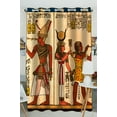thumbnail image 1 of ECZJNT Egyptian Papyrus With Antique Hieroglyphs Blackout Window Curtain Drapery Panels 52x84 inch one Piece, 1 of 1
