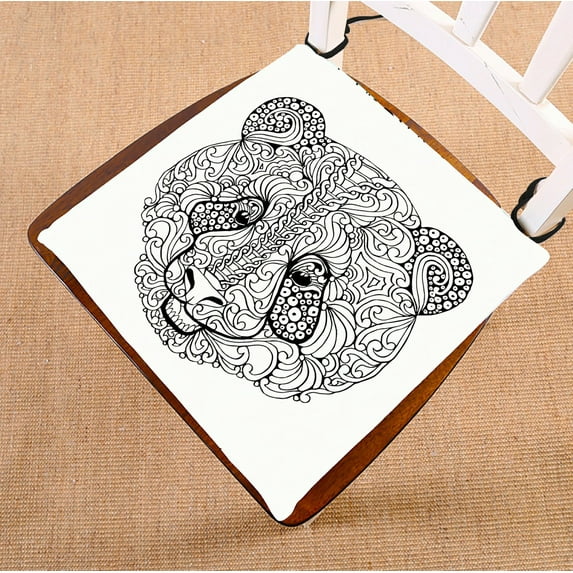 ECZJNT Giant Panda Panda Bear seat pad chair pads seat cushion 20x20 Inch