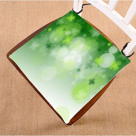 ECZJNT Green Clover seat pad chair pads seat cushion 16x16 Inch