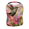 thumbnail image 1 of ECZJNT Hummingbird in colorful garden Nursing Cover Baby Breastfeeding Infant Feeding Cover Baby Car Seat Cover, 1 of 2