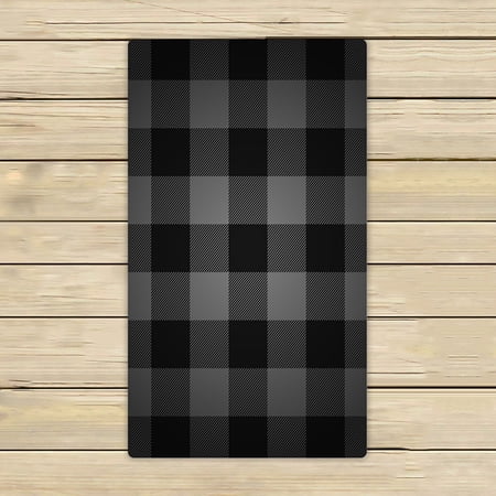 ECZJNT Lumberjack plaid Beach Bath Towels Shower Towel For Home Outdoor Travel 16x28 Inch