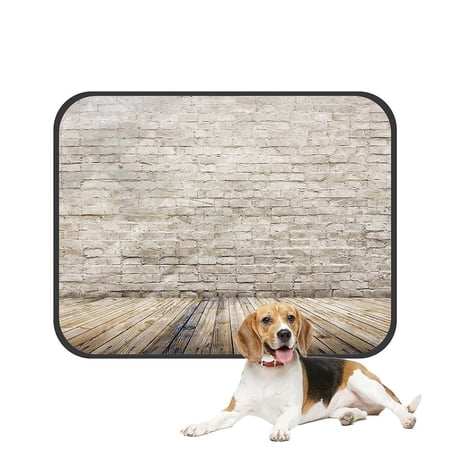 ECZJNT Old Interior With Brick Wall Pet Dog Cat Bed Pee Pads Mat Cushion Potty Dogs Blankets Crate Bed Kennel 25x30 inch