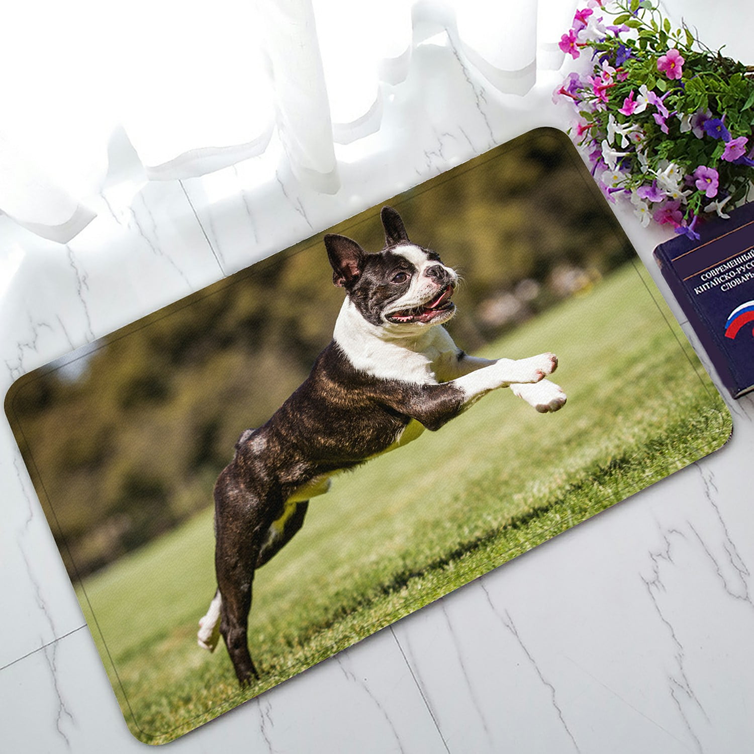 Boston terrier cheap doormat