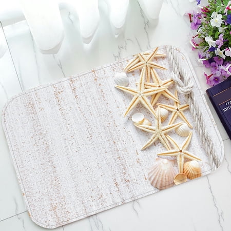 ECZJNT Sea shells Welcome Doormat Bath Mat Rug Entrance Rug Floor Mats 23.6x15.7 inch