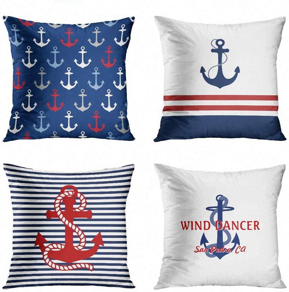 Nautical cushions clearance and throws