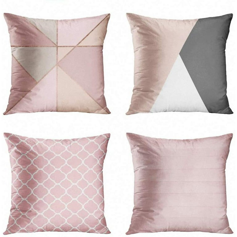 Grey rose best sale gold cushions