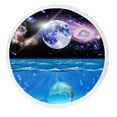 thumbnail image 1 of ECZJNT Sleeping dolphin Galaxy Beach Towel Beach Blanket Beach Yoga Mat, 1 of 1
