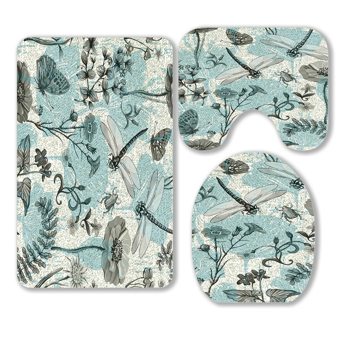 ECZJNT Summer Plants insects flowers Butterflies dragonflies beetles 3 ...