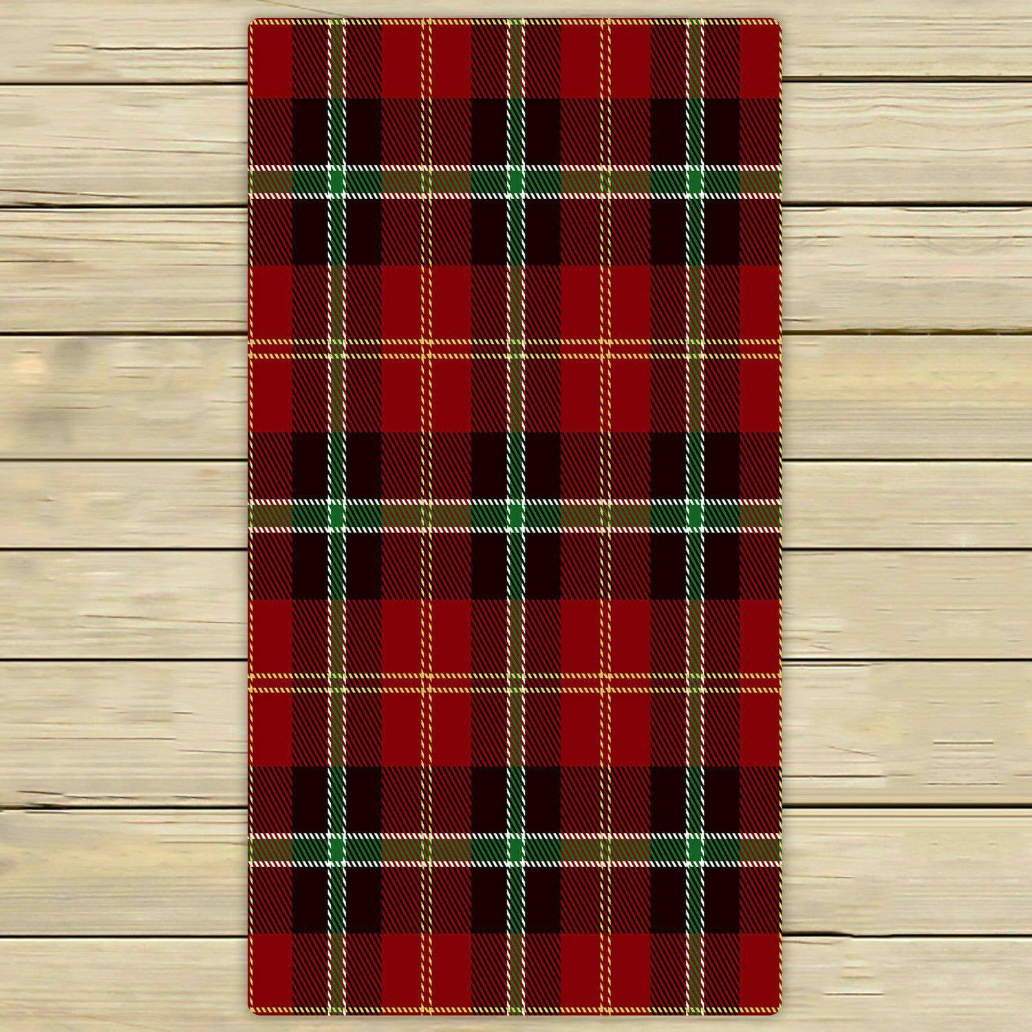 Tartan Beach Towel
