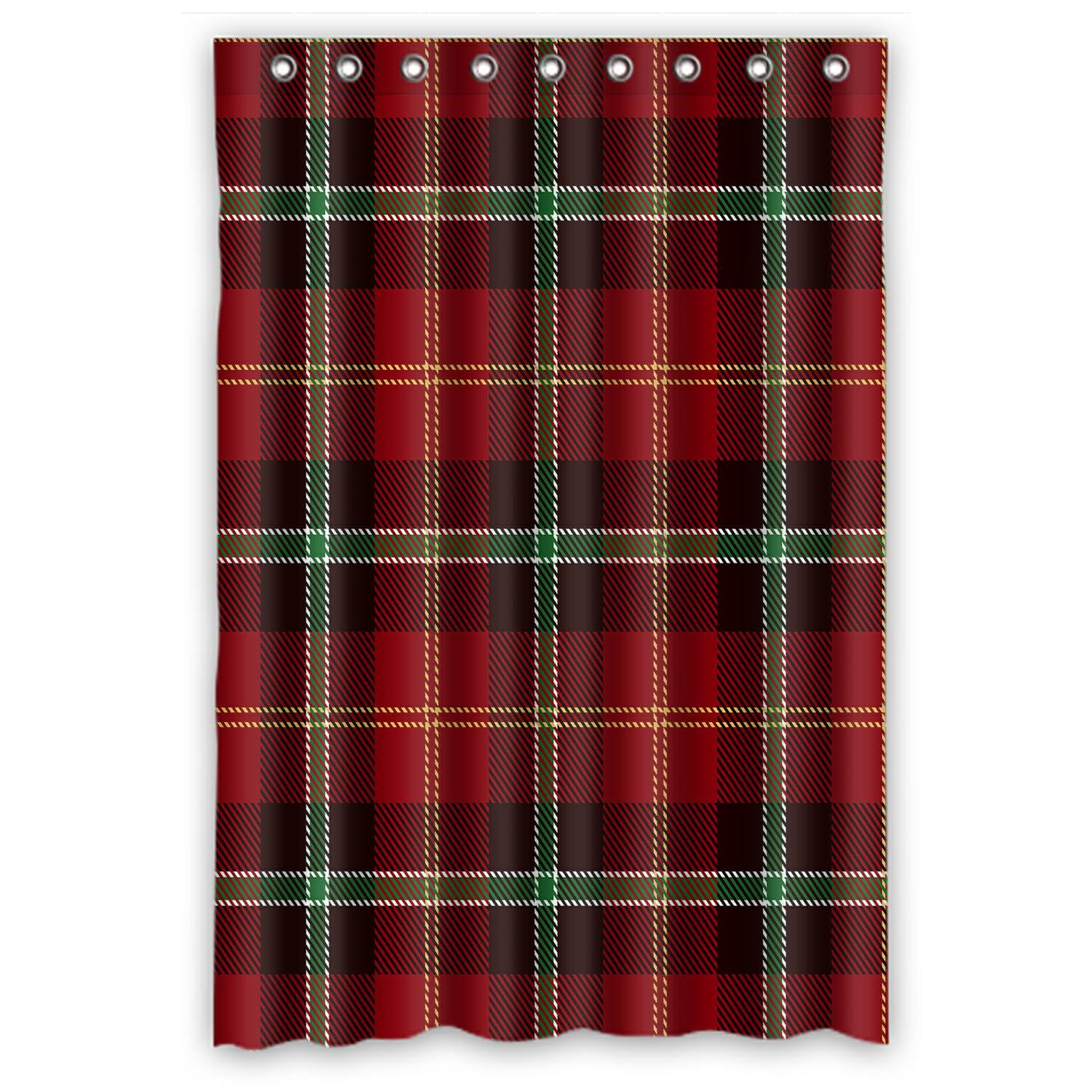 Young Modern Tartan Shower Curtain main image 0