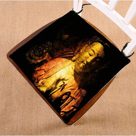 ECZJNT Temple Color Tones seat pad chair pads seat cushion 20x20 Inch