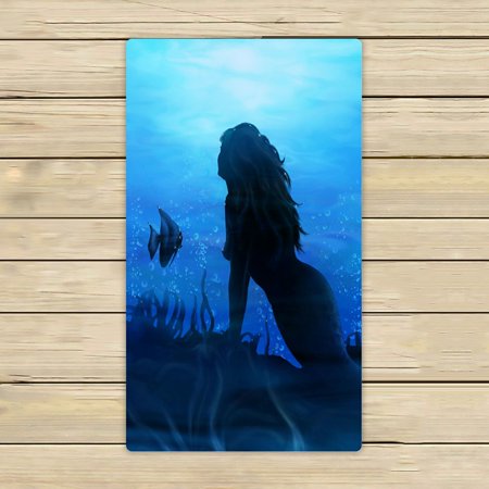 ECZJNT Underwater World Beach Bath Towels Shower Towel For Home Outdoor Travel 16x28 Inch