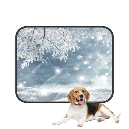 ECZJNT Winter Pet Dog Cat Bed Pee Pads Mat Cushion Potty Dogsblankets Crate Bed Kennel 20x24 inch
