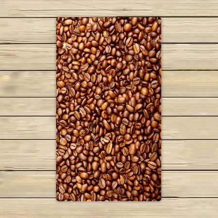 ECZJNT coffee beans Beach Bath Towels Shower Towel For Home Outdoor Travel 16x28 Inch