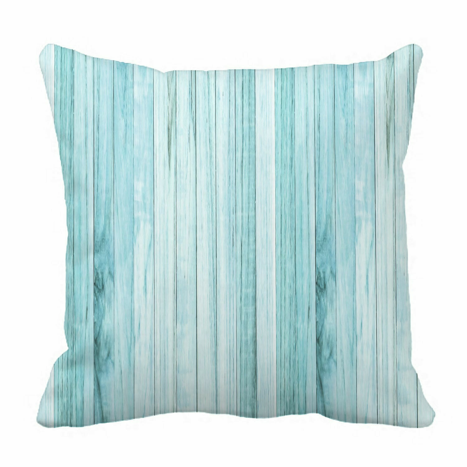 ECZJNT colorful wooden painted blue Pillow Case Cover Set 18x18 Inch