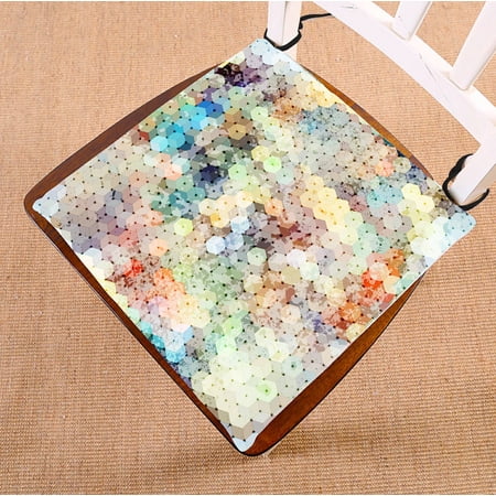 ECZJNT cubes geometric seat pad chair pads seat cushion 16x16 Inch