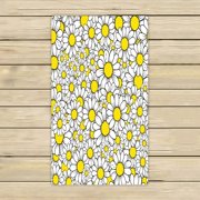 ECZJNT daisy field Beach Bath Towels Shower Towel For Home Outdoor Travel 16x28 Inch