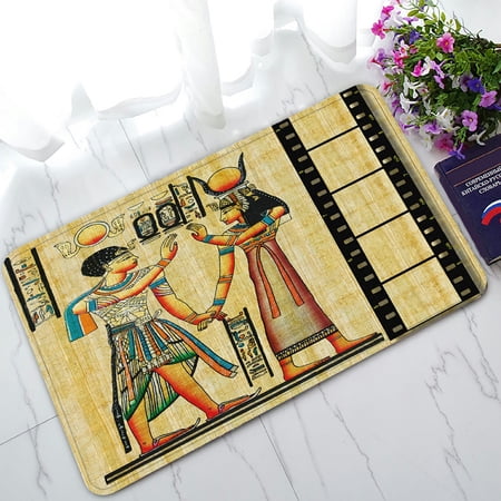 ECZJNT egyptian film strip Doormat Bath Mat Rug Entrance Rug Floor Mats 30x18 Inch