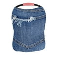 thumbnail image 1 of ECZJNT torn Jeans denim pocket Nursing Cover Baby Breastfeeding Infant Feeding Cover Baby Car Seat Cover, 1 of 2